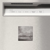 Sicht auf Rio de Manila (Lithographie) Magnet (In Situ (Geschirrspüler))