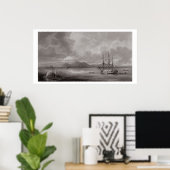 Sicht auf Rio de Manila (Lithographie) Poster (Heimbüro)