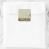 Sicht auf Rochester Quadratischer Aufkleber (Tasche)