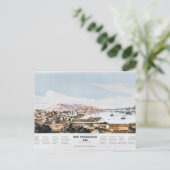 Sicht auf San Francisco, 1849 Postkarte (Stehend Vorderseite)