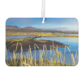 Sicht auf Saudarkrokur und Skagafjordur, Island Autolufterfrischer (Rückseite)