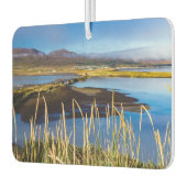 Sicht auf Saudarkrokur und Skagafjordur, Island Autolufterfrischer (Links)