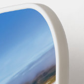 Sicht auf Saudarkrokur und Skagafjordur, Island Pickleball Schläger (Linke Seite)