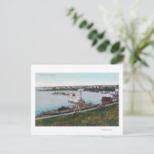 Sicht auf Schiffe im DockSt. Michael, AK Postkarte (Stehend Vorderseite)