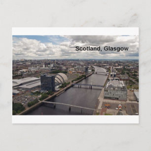 Sicht auf Schottland vom Glasgow-Turm (St.K.) Postkarte