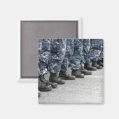 Sicht auf Segler Magnet (Vorderseite/Rückseite)