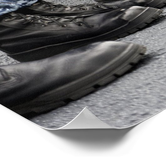 Sicht auf Segler Poster (Ecke)