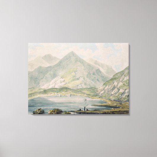 Sicht auf Snowdon Leinwanddruck (Vorderseite)