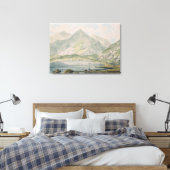 Sicht auf Snowdon Leinwanddruck (Insitu (Schlafzimmer))