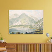Sicht auf Snowdon Leinwanddruck (Insitu (Wohnzimmer))