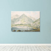 Sicht auf Snowdon Leinwanddruck (Insitu (Holzboden))