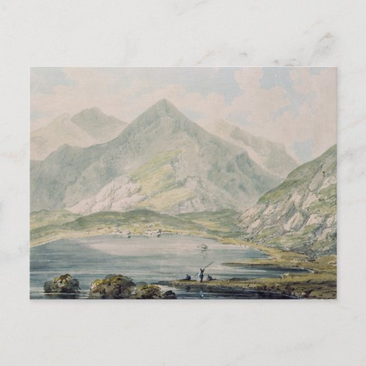 Sicht auf Snowdon Postkarte (Vorderseite)