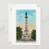 Sicht auf Soldaten und Seeleute Postkarte (Vorne/Hinten)