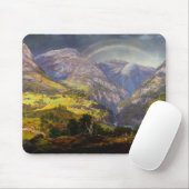Sicht auf Stalheim in Norwegen Mousepad (Mit Mouse)