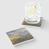 Sicht auf Stalheim in Norwegen Steinuntersetzer (Seitenansicht)