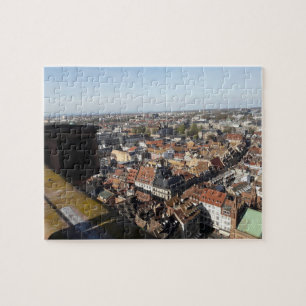 Sicht auf Straßburg, Frankreich Puzzle