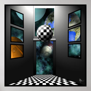 Sicht auf Surrealismus Poster