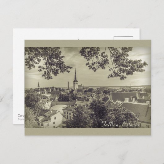 Sicht auf Tallinn von Toompea CC0210 Postkarte (Vorne/Hinten)