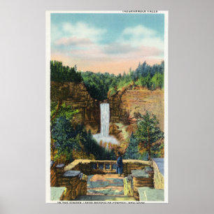 Sicht auf Taughannock Falls # 2 Poster