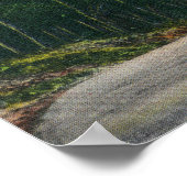 Sicht auf Tuckermans Ravine Poster (Ecke)