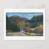 Sicht auf Tuckermans Ravine Postkarte (Vorderseite)