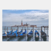 Sicht auf Venedig, Italien Geschenkpapier Set (Vorderseite)