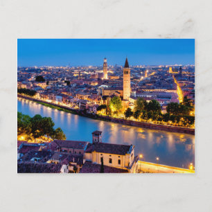 Sicht auf Verona Postkarte