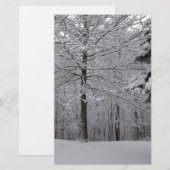 Sicht auf Wälder Briefpapier (Vorne/Hinten)