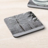 Sicht auf Wälder Untersetzer (Linke Seite)