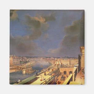 Sicht auf Wien, 1819 (Öl auf Leinwand) Magnet