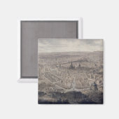 Sicht auf Wien, c.1860 Magnet (Vorderseite/Rückseite)