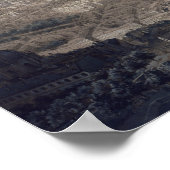 Sicht auf Wien, c.1860 Poster (Ecke)