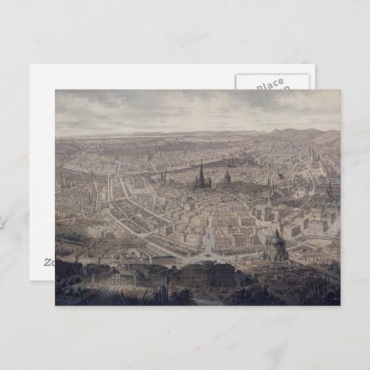 Sicht auf Wien, c.1860 Postkarte (Vorne/Hinten)