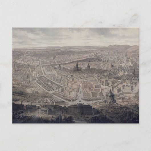 Sicht auf Wien, c.1860 Postkarte (Vorderseite)