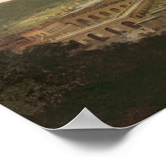 Sicht auf Wien in der Römischen Zeit, 1860 Poster (Ecke)