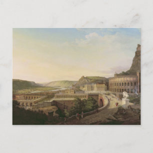 Sicht auf Wien in der Römischen Zeit, 1860 Postkarte