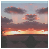 Sicht bei Sonnenuntergang Stoff (Nahaufnahme)