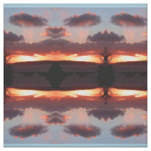 Sicht bei Sonnenuntergang Stoff (Muster)