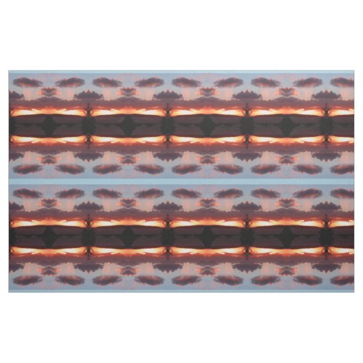 Sicht bei Sonnenuntergang Stoff (Fat Quarter (45,7 x 55,9 cm))