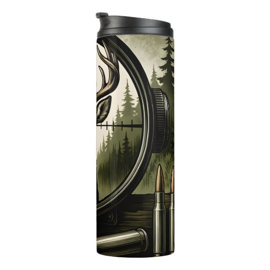 Sicht des Jägers, Absperrung des Waldes Thermosbecher (Nach rechts gedreht)