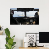 Sicht des Piloten Poster (Heimbüro)