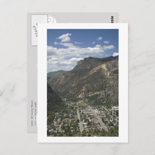 Sicht Postkarte (Vorne/Hinten)