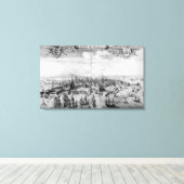 Sicht von Kopenhagen Leinwanddruck (Insitu (Holzboden))