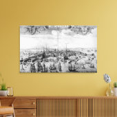 Sicht von Kopenhagen Leinwanddruck (Insitu (Wohnzimmer))