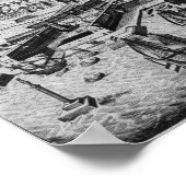 Sicht von Kopenhagen Poster (Ecke)