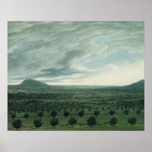 Sicht von Mirabella, c.1782 Poster (Vorne)