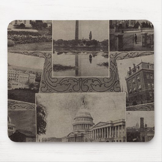 Sicht Washington, DC Mousepad (Vorne)