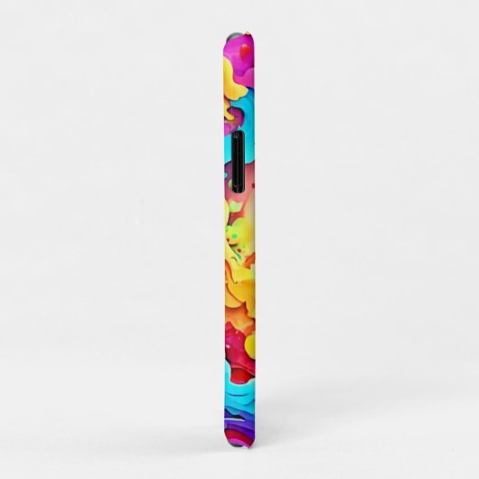 Sichtbare Abstrakte Farbexplosion Art Case-Mate iPhone Hülle (Hinten/Rechts)