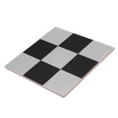 Sichtbare Schwarz-Weiß-Quadrate oder CUSTOM-FARBE Fliese (Seite)