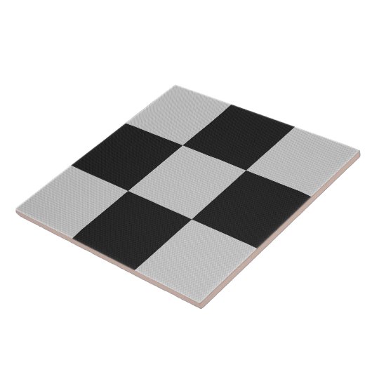 Sichtbare Schwarz-Weiß-Quadrate oder CUSTOM-FARBE Fliese (Seite)